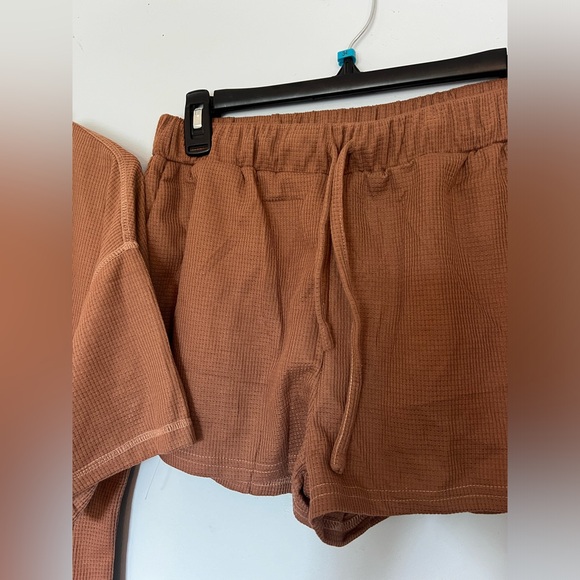 Boho Lounge Set with Oversize Top and Shorts NWOT - Picture 5 of 8